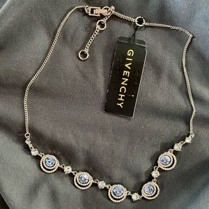 Givenchy crystal halo necklace